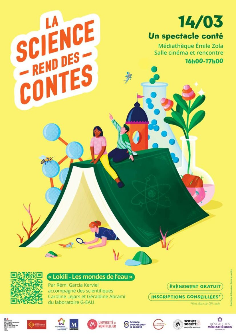 La Science Rend des Contes : Raconter la recherche autrement aux enfants… et aux parents !