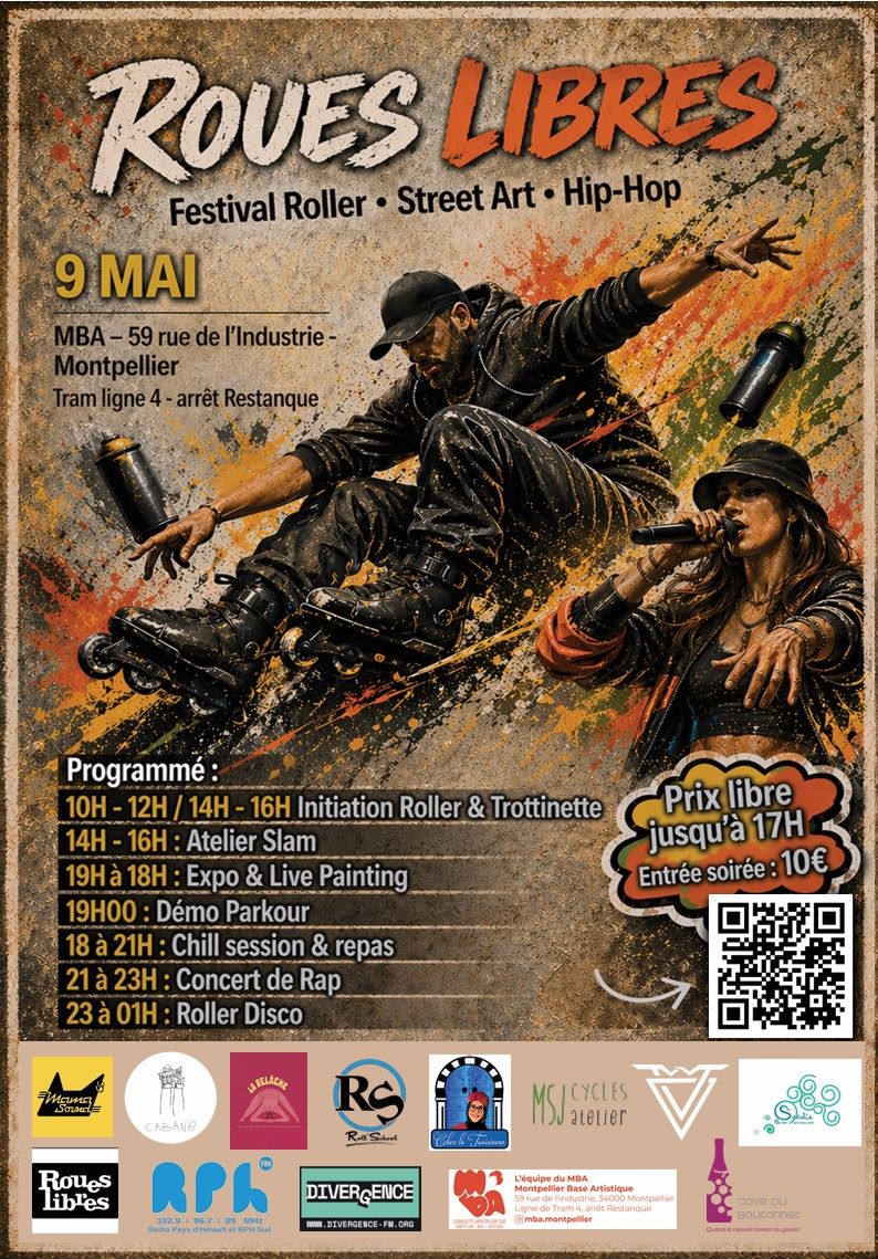 Roues Libres met à l’honneur le roller et les cultures urbaines