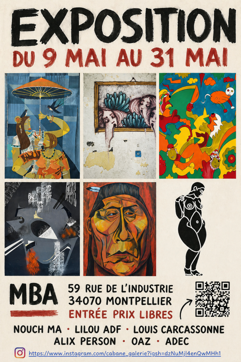 L’exposition du collectif Cabane Galerie