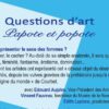 Autour de l’art, papote et popote